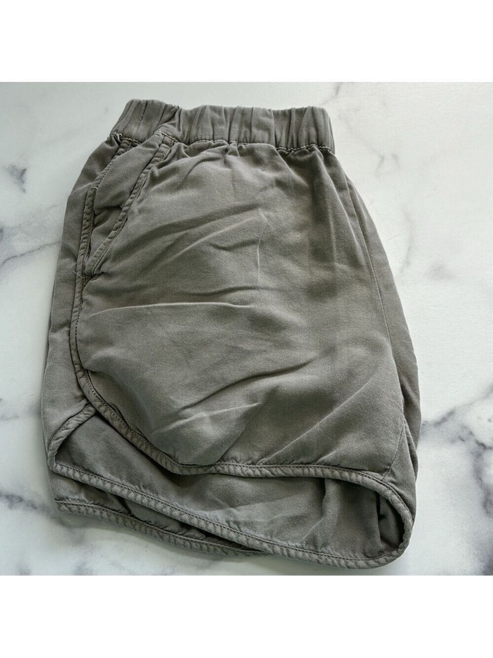 Madewell Women's Pull-On Shorts Light Olive Green Size XS - Picture 8 of 10